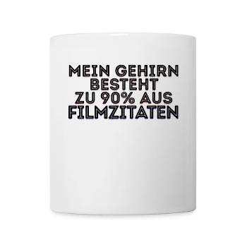 Filmabend Filme Movies Statement Streaming Serien - Tasse - Weiß - Vorne