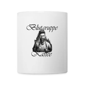 Blutgruppe Barista Coffee Lover - Tasse - Weiß - Vorne