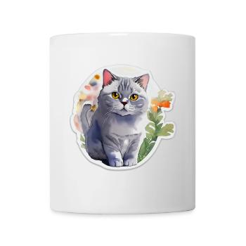 British Shorthair - Mug - white - Front
