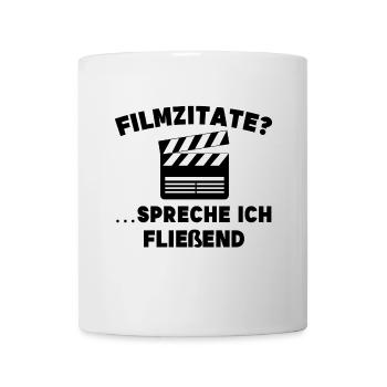 Movies Streaming Statement Binge Watching Cineast - Tasse - Weiß - Vorne