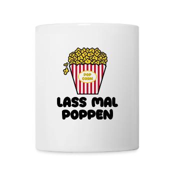 Movies Statement Popcorn Filmabend Kino Nacht - Tasse - Weiß - Vorne