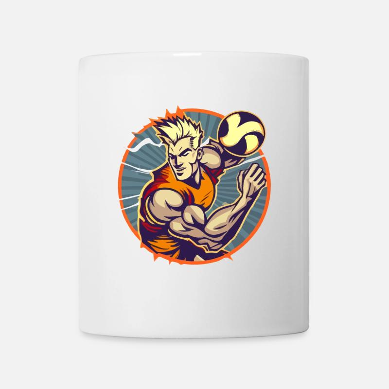 Volleyball Spieler - Tasse - Weiß