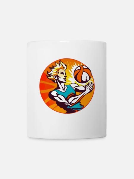 Volleyball Spiel - Tasse - Weiß