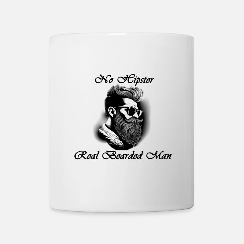 pas de Hipster - Mug blanc - blanc