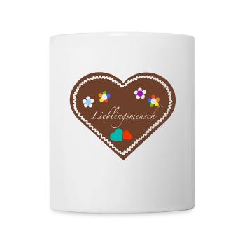 "Jahrmarkt-Liebe" - Lieblingsmensch div. - Tasse - Weiß - Vorne