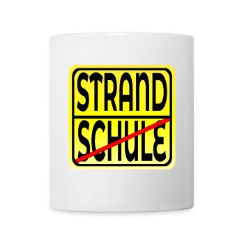 SCHULE ABSCHLUSS FERIENBEGINN - Tasse - Weiß - Vorne