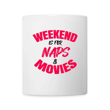 Movie Night Streaming Cineast Movies Statement - Tasse - Weiß - Vorne