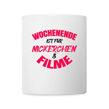 Movies Streaming Cineast Statement Film Schauen - Tasse - Weiß - Vorne