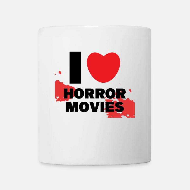 Cinéma Cinéma J’aime les films en streaming coeur - Mug blanc - blanc