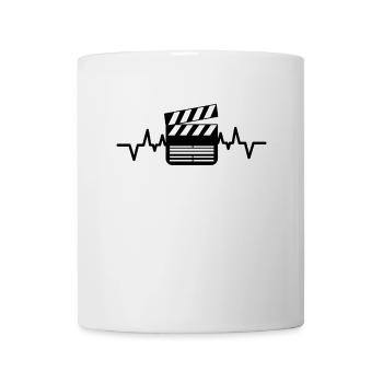 Soirée cinéma Kinoabend Cinéma Dvd Abend - Mug blanc - blanc - Devant