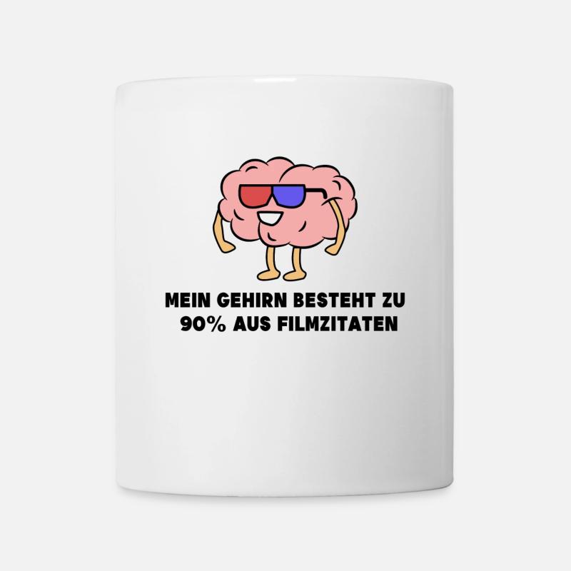 Déclaration de films Cinéma Regarder du cinéma en streaming - Mug blanc - blanc