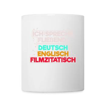 Fernsehabend Kino Movies Statement Kinoabend Filme - Tasse - Weiß - Vorne