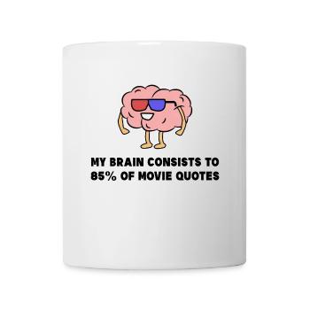 Soirée cinéma Binge Watching Films Déclaration de cinéma - Mug blanc - blanc - Devant