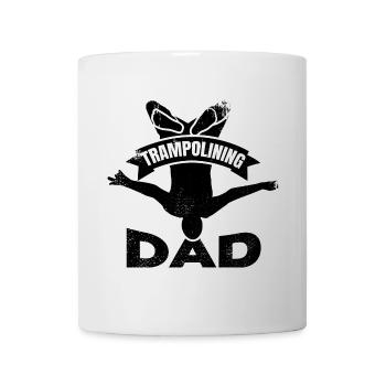 Trampolinspringer Papa - Tasse - Weiß - Vorne