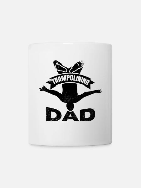 Trampolinspringer Papa - Tasse - Weiß