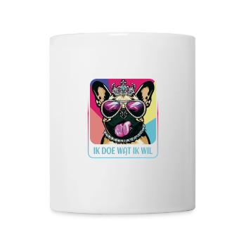 Hartnäckiger Mops - Tasse - Weiß - Vorne