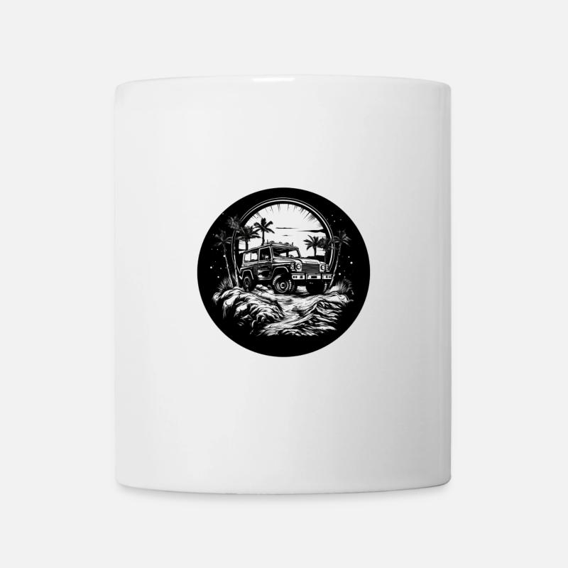 Offroader for life weiß - Tasse - Weiß