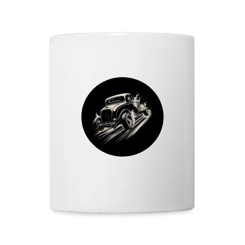 US Cars Lover weiß - Tasse - Weiß - Vorne