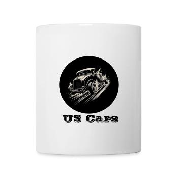 US Cars - Tasse - Weiß - Vorne