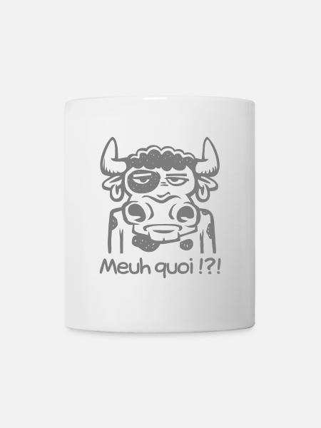 Meuh quoi ! - Mug blanc - blanc