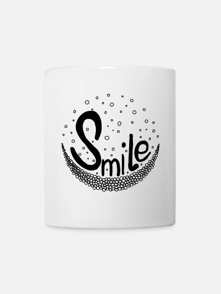 Sourire - Mug blanc - blanc