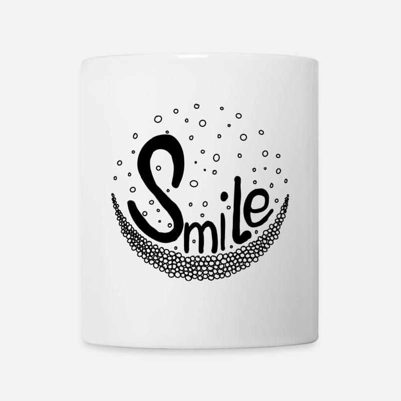 Sourire - Mug blanc - blanc