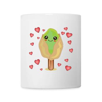 GLACE À LA PISTACHE - Mug blanc - blanc - Devant