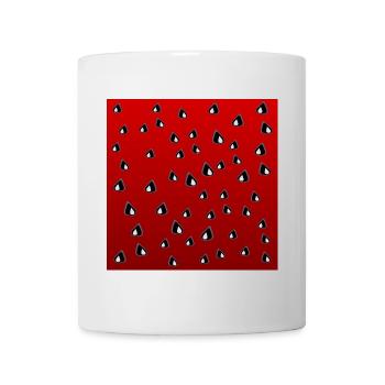Costumes de pastèque d’été Graines de pastèque - Mug blanc - blanc - Devant
