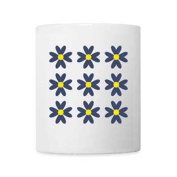 BLUME. BLUME. NATUR. ÖKOLOGIE. JAHRESTAG - Tasse - Weiß - Vorne