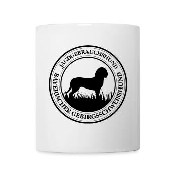 Bayerischer Gebirgsschweisshund Jagdgebrauchshund - Tasse - Weiß - Vorne