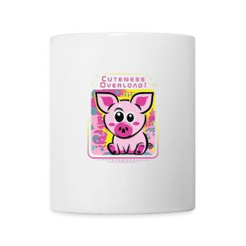 Cochon de boue à libre - Mug blanc - blanc - Devant