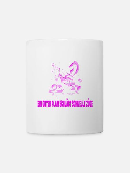 Schach Design - Tasse - Weiß