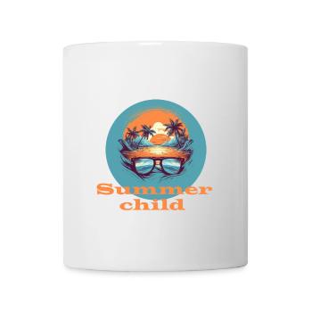 Enfant d’été - Mug blanc - blanc - Devant