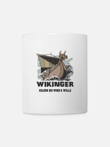 Wikinger Seefahrt Design - Tasse - Weiß