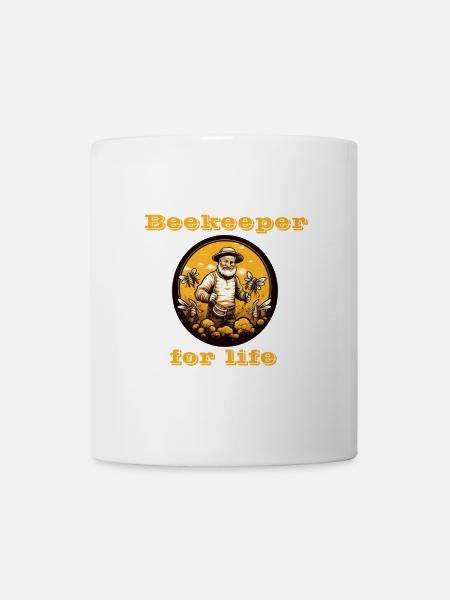 Beekeeper for life - Tasse - Weiß