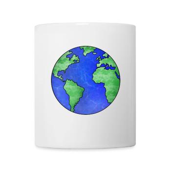 Unser Planet die Erde - Tasse - Weiß - Vorne