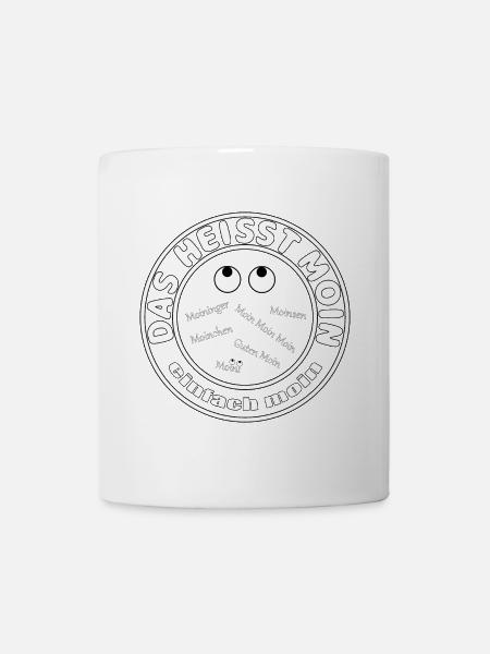 einfach moin - Tasse - Weiß