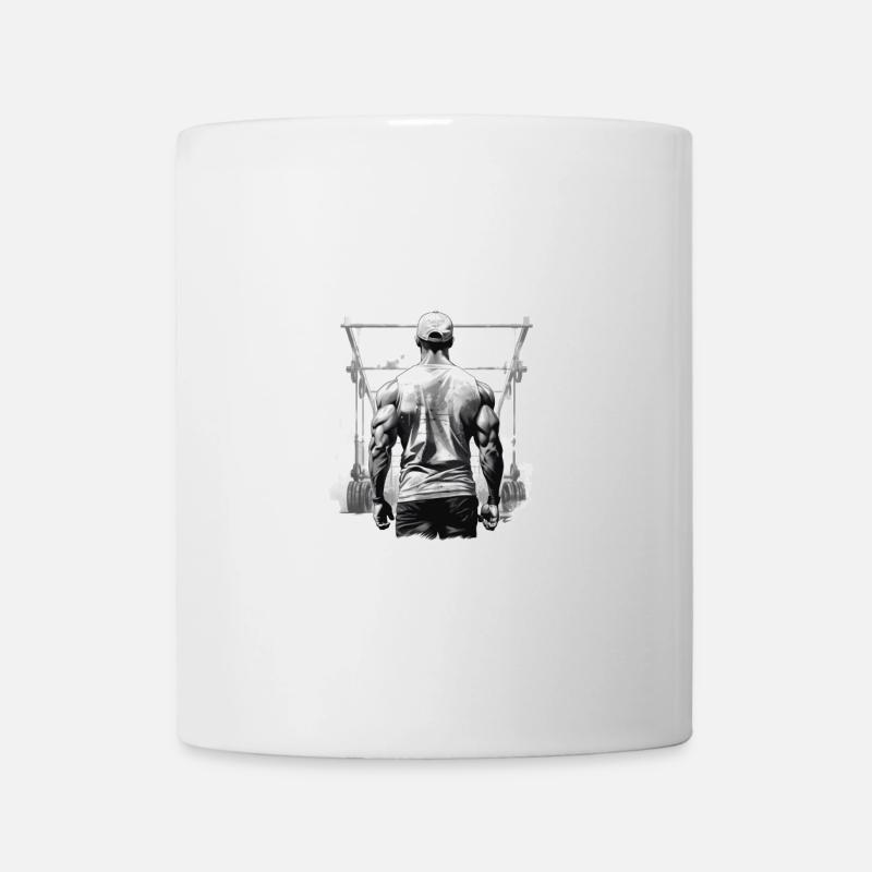 Calisthenics blanc - Mug blanc - blanc