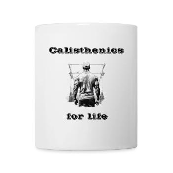 Gymnastique pour la vie - Mug blanc - blanc - Devant