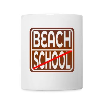 ÉCOLE PLAGE VACANCES D’ÉTÉ ENSEIGNANTS ÉTUDIANTS - Mug blanc - blanc - Devant