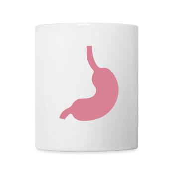 Magen Stomach Icon - Tasse - Weiß - Vorne