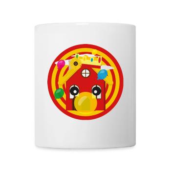 Häuschens Plausch im Sommer - Tasse - Weiß - Vorne