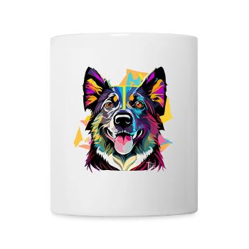 Schäferhund - Tasse - Weiß - Vorne