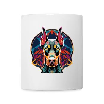 Dobermann - Tasse - Weiß - Vorne