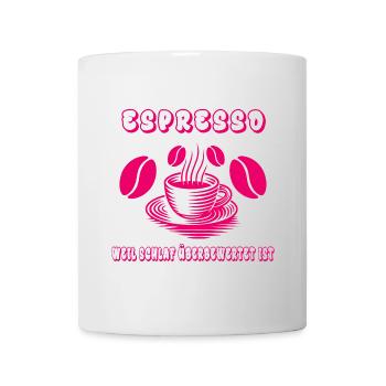 Espresso Design - Tasse - Weiß - Vorne
