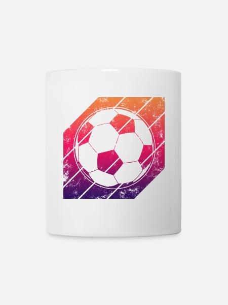 Fußball - Tasse - Weiß