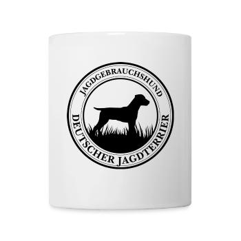Deutscher Jagdterrier Jagdgebrauchshund Jagdhunde - Tasse - Weiß - Vorne
