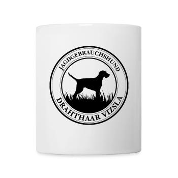 Drahthaar Vizsla Jagdgebrauchshund Hunde Wilsigns - Tasse - Weiß - Vorne