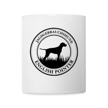 English Pointer Jagdgebrauchshund Hunde Wilsigns - Tasse - Weiß - Vorne
