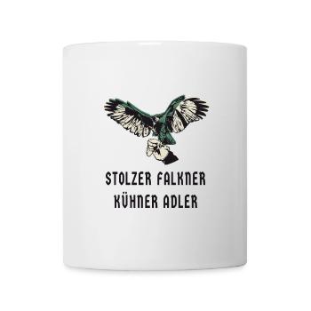 Falknerei Adler Design - Tasse - Weiß - Vorne